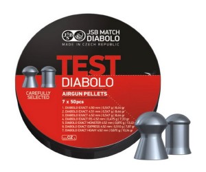 Пули JSB Test Diabolo - набор 4,5 мм (350 штук)