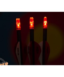 Хвостовик светящийся Centershot 4,2 мм для лучных стрел (красный, 3 шт.)