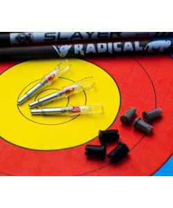 Хвостовик светящийся Centershot 4,2 мм для лучных стрел (красный, 3 шт.)