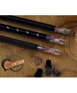 Хвостовик светящийся Centershot 4,2 мм для лучных стрел (красный, 3 шт.)