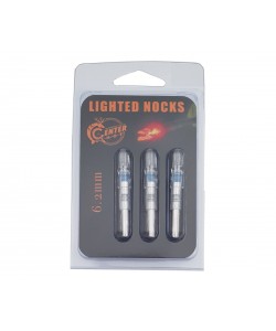 Хвостовик светящийся Centershot 6,2 мм для лучных стрел (синий, 3 шт.)