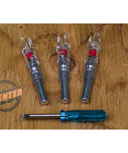 Хвостовик светящийся Centershot 6,2 мм для лучных стрел (синий, 3 шт.)