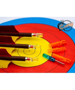 Хвостовик светящийся Centershot 6,2 мм для лучных стрел (синий, 3 шт.)