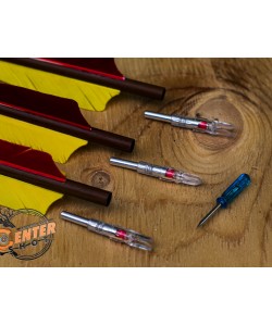 Хвостовик светящийся Centershot 6,2 мм для лучных стрел (синий, 3 шт.)