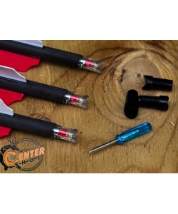 Хвостовик светящийся Centershot 7,62 мм для арбалетных стрел (синий, 3 шт.)