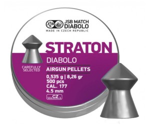 Пули JSB Straton Diabolo 4,5 мм, 0,535 г (500 штук)