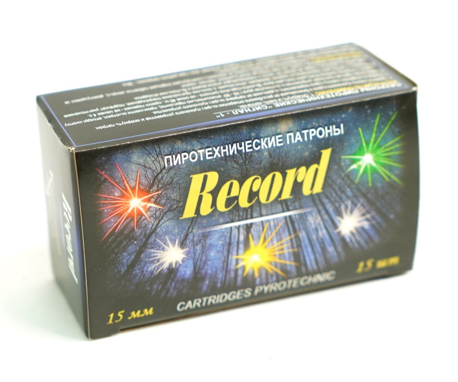 Пиротехнические патроны Record «Сигнал-1» (15 штук)