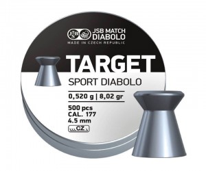 Пули JSB Target Sport Diabolo 4,5 мм, 0,52 г (500 штук)
