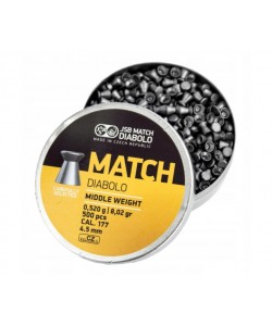 Пули JSB Yellow Match Diabolo Middle 4,5 мм, 0,52 г (500 штук)