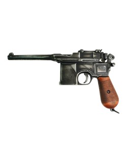 Макет пистолет Mauser C96, дерев. рукоять, состаренный (Германия, 1896 г.) DE-M-1024-OLD
