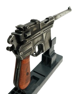 Макет пистолет Mauser C96, дерев. рукоять, состаренный (Германия, 1896 г.) DE-M-1024-OLD