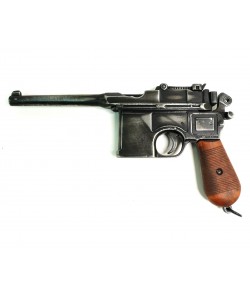 Макет пистолет Mauser C96, дерев. рукоять, состаренный (Германия, 1896 г.) DE-M-1024-OLD