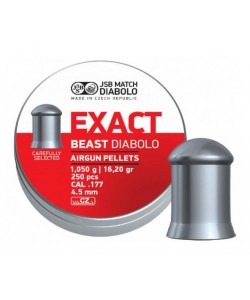Пули JSB Exact Beast Diabolo 4,5 мм, 1,05 г (250 штук)
