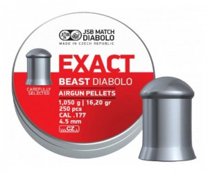Пули JSB Exact Beast Diabolo 4,5 мм, 1,05 г (250 штук)