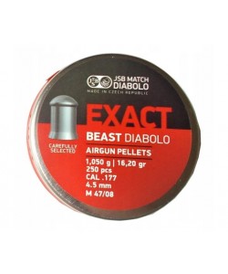 Пули JSB Exact Beast Diabolo 4,5 мм, 1,05 г (250 штук)