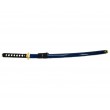 Самурайский меч Катана (синие ножны, гарда «золотое солнце») - фото № 7