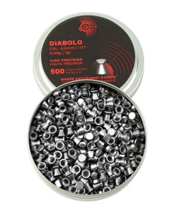 Пули для пневматики RWS Geco Diabolo 4,5 мм, 0,45 г (500 штук)