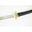 Самурайский меч Катана (черные ножны, золотая цуба) - фото № 8