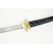 Самурайский меч Катана (черные ножны, золотая цуба) - фото № 4