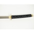 Самурайский меч Катана (черные ножны, золотая цуба) - фото № 10