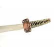 Самурайский меч Катана (черные ножны, медная цуба) - фото № 9