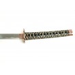 Самурайский меч Катана (черные ножны, медная цуба) - фото № 8