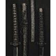 Самурайские мечи Катана и Вакидзаси (2 шт., ножны серый мрамор) - фото № 4