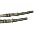 Самурайские мечи Катана и Вакидзаси (2 шт., ножны серый мрамор) - фото № 6