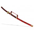 Самурайский меч Тачи (красные ножны) - фото № 9