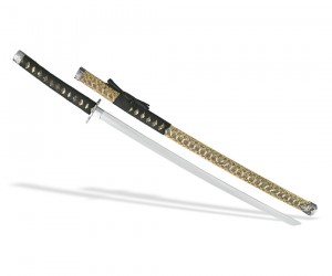 Самурайский меч Катана (ножны под змеиную кожу) D-50009-KA