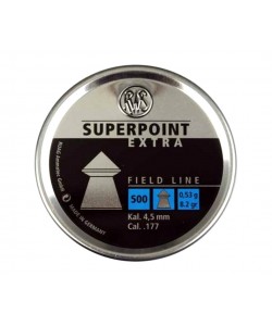 Пули для пневматики RWS Superpoint Extra 4,5 мм, 0,53 г (500 штук)