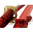Самурайский меч Катана (ножны алый мрамор) - фото № 2