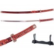 Самурайский меч Катана (ножны бордовый мрамор) - фото № 6