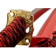 Самурайские мечи Катана и Вакидзаси (2 шт., ножны алый мрамор) - фото № 4