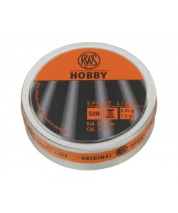Пули для пневматики RWS Hobby 4,5 мм, 0,45 г (500 штук)