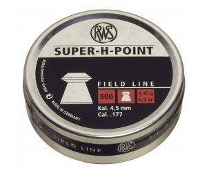 Пули RWS Super-H-Point 4,5 мм, 0,45 г (500 штук)