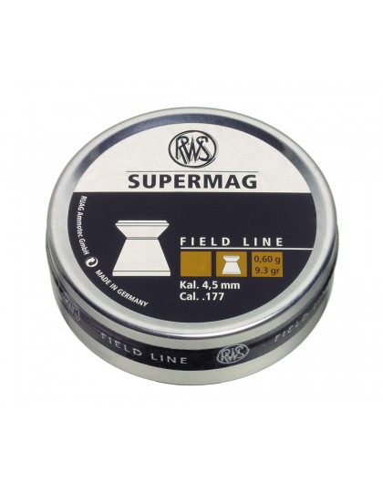 Пули для пневматики RWS Supermag 4,5 мм, 0,60 г (500 штук)