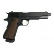 Страйкбольный пистолет KJW KP-07 Colt M1911 M.E.U. CO₂ Black, удлин. ствол - фото № 2