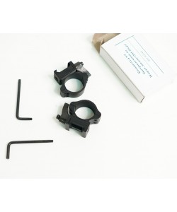 Кольца 25,4 мм Patriot BH-RS46, быстросъемные на Weaver (флажковые, стальные, низкие)