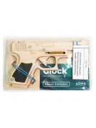 Резинкострел ARMA макет пистолета Glock, уменьш. копия G43X