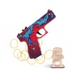 Резинкострел ARMA макет пистолета Glock из игры CS:GO в скине «Дух воды» - фото № 2