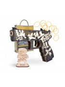 Резинкострел ARMA макет пистолета Glock из игры CS:GO в скине «Пустынный повстанец»