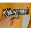 Резинкострел ARMA макет пистолета Glock из игры CS:GO в скине «Пустынный повстанец» - фото № 3