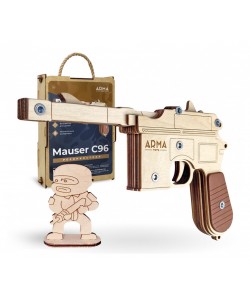 Резинкострел ARMA макет пистолета Mauser C96