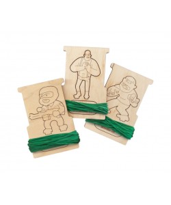 Резинки для резинкострелов Arma.toys с 1 коллекц. мишенью
