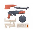 Резинкострел ARMA макет РПК с диск. магазином, сошками и съемным прикладом - фото № 2