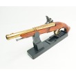Макет пистолет кремневый, латунь (XVIII век) DE-1102-L - фото № 4