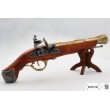 Макет пистолет кремневый, латунь (Англия, XVIII век) DE-1219-L - фото № 6