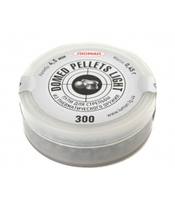 Пули «Люман» Domed pellets Light 4,5 мм, 0,45 г (300 штук)