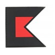 Патч (шеврон) Калашников КК логотип, 60х60 мм - фото № 1